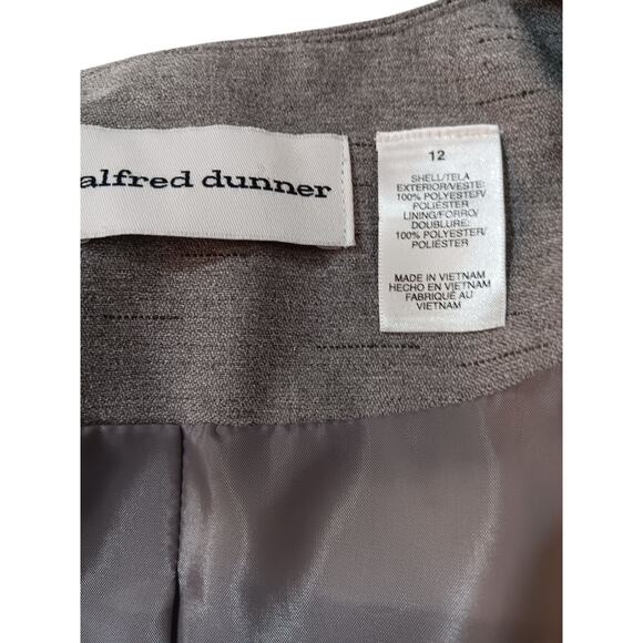 ALFRED DUNNER Embroidered Suit LG 12/14 Jacket Skirt Career Office Dressy Event - Picture 12 of 16